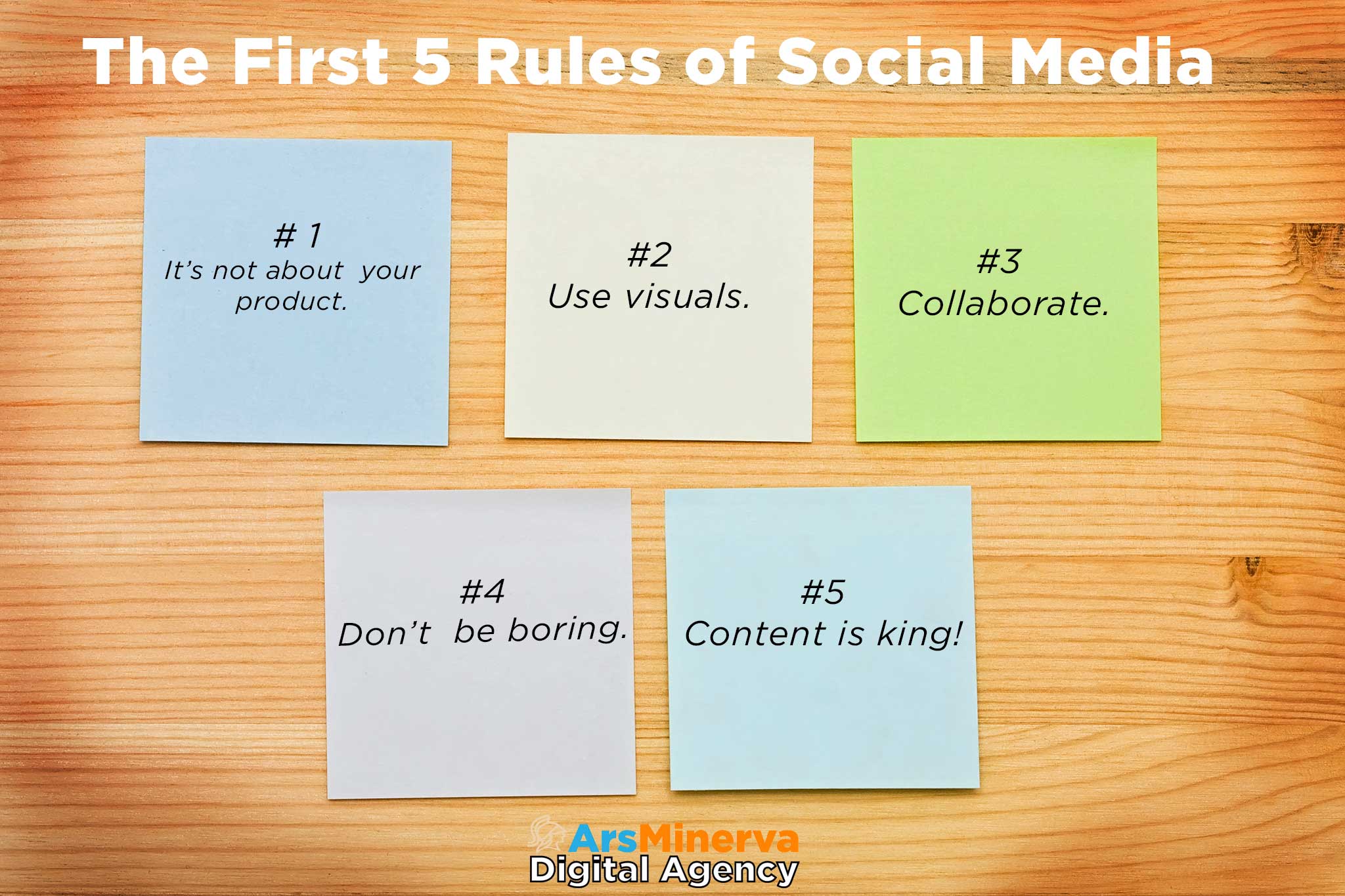 The First 5 Rules of Social Media